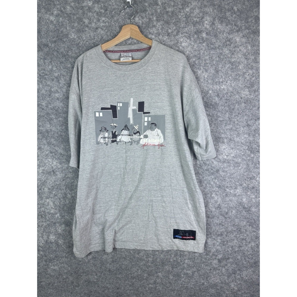 Vintage Fat‎ Albert Tshirt Mens XL Fubu Platinum Junkyard Gang Y2K Cartoon Movie